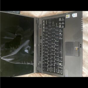 Fujitsu Black Laptop